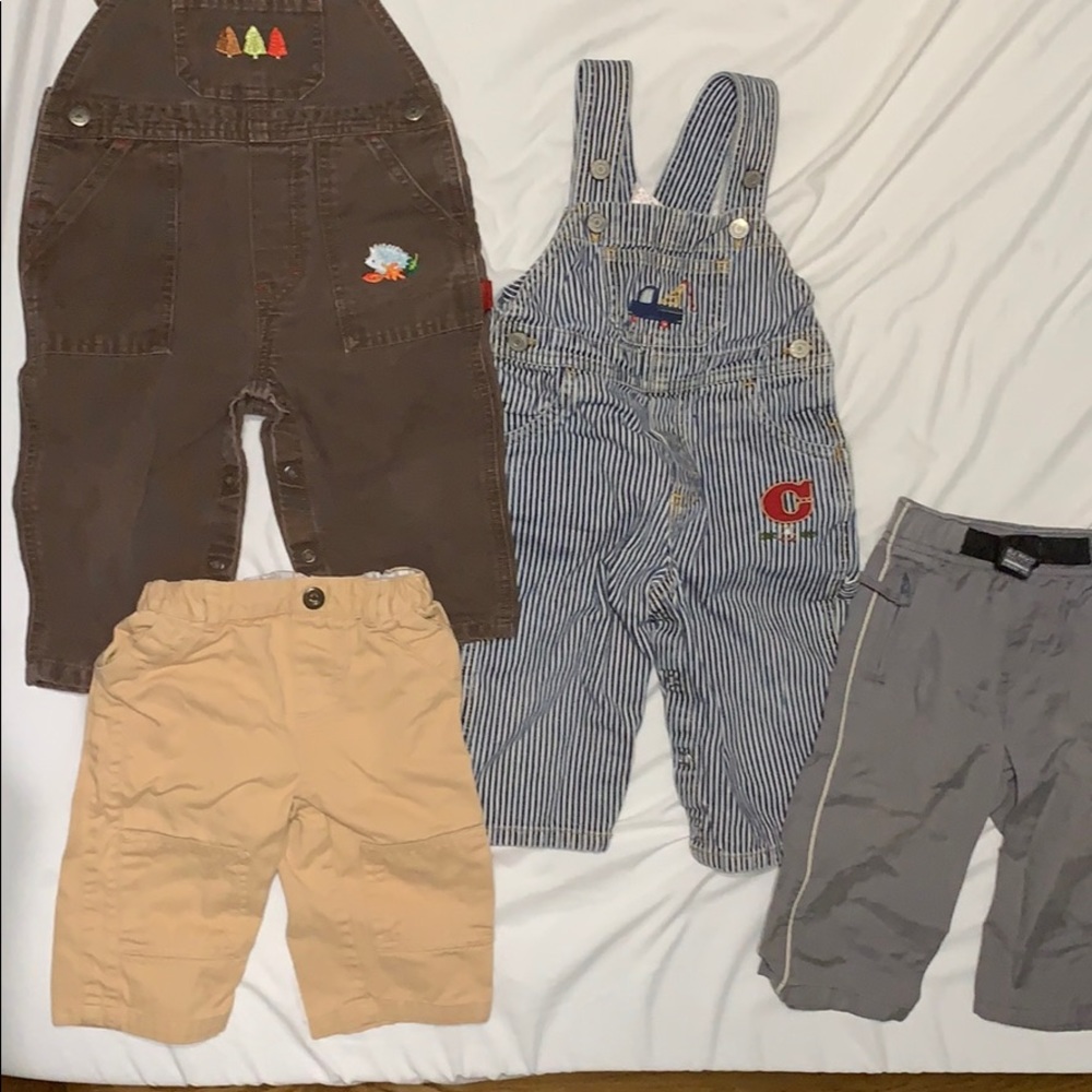9-12 Month Boys Overall/Pants Bundle